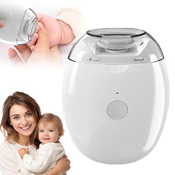 Universal Automatic Fingernail Grinder for Adults and Children, Portable Electric Nail Clipper with LED Light & 3 Speeds, Safe Silent Auto Fingernail Cutter and Polishing Trimmer for Senior Adults 1