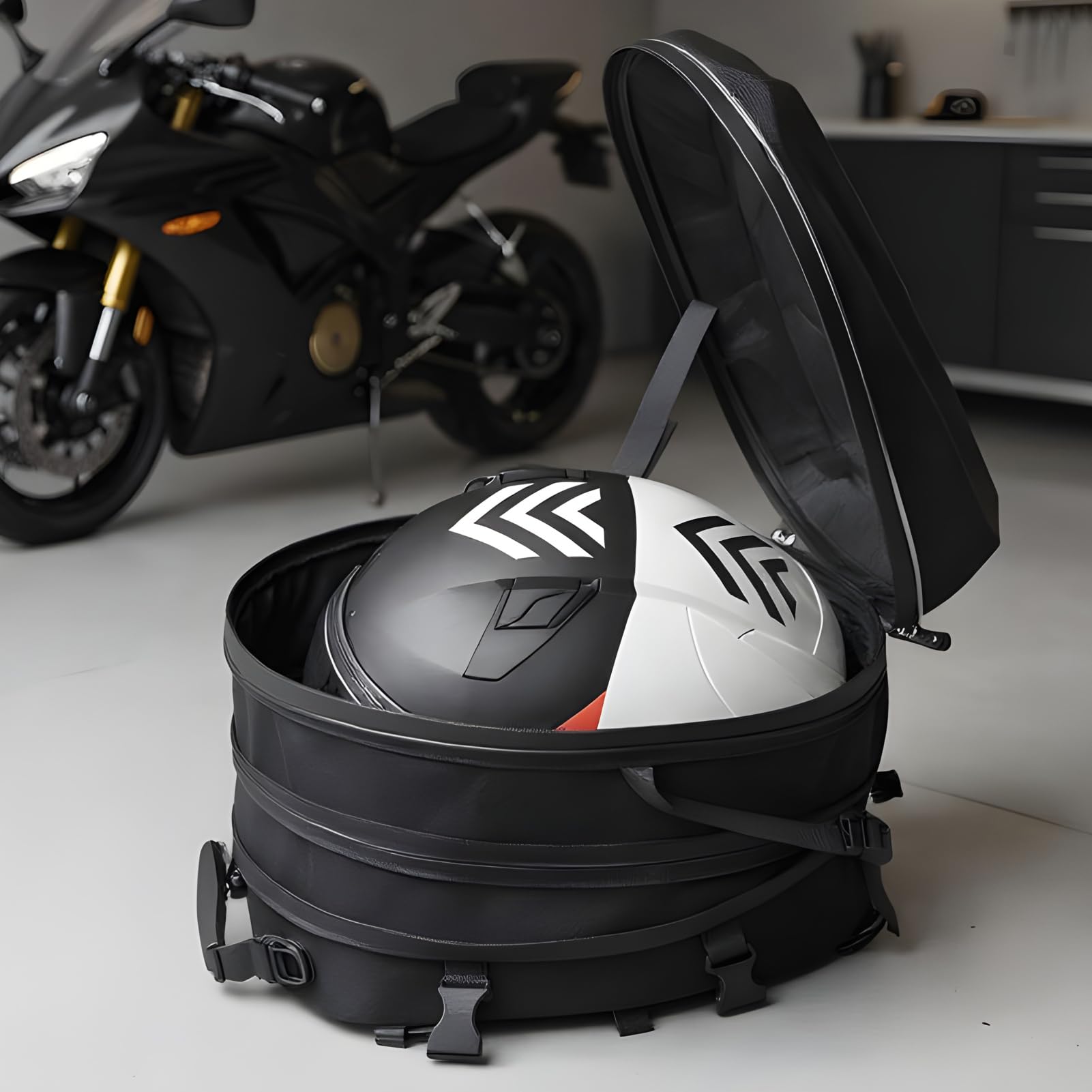 Borse Per Motocicletta Per Sedile Posteriore 20L-28L Borsa a Mano | Borsa Da Viaggio Per Motocicletta Impermeabile Per Motociclette E Moto Da Cross Touring Pendolarismo Viaggio Guida