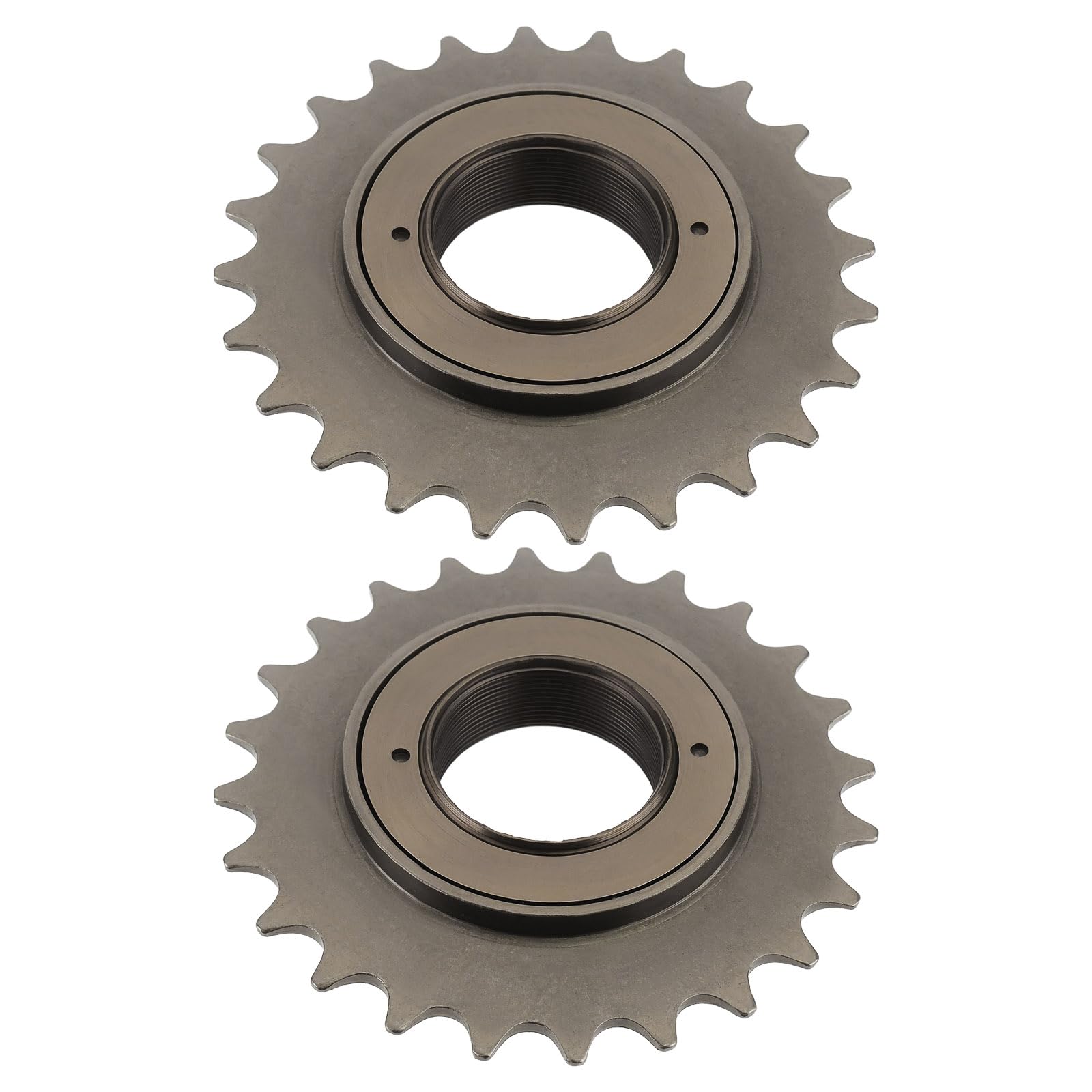 The Lord of the Tools 2 Pezzi 24 Denti Bici Ruota Libera Monomarcia ID 34mm OD100mm Per Catena 1/2" X 1/8" Accessorio Per Bicicletta Marrone