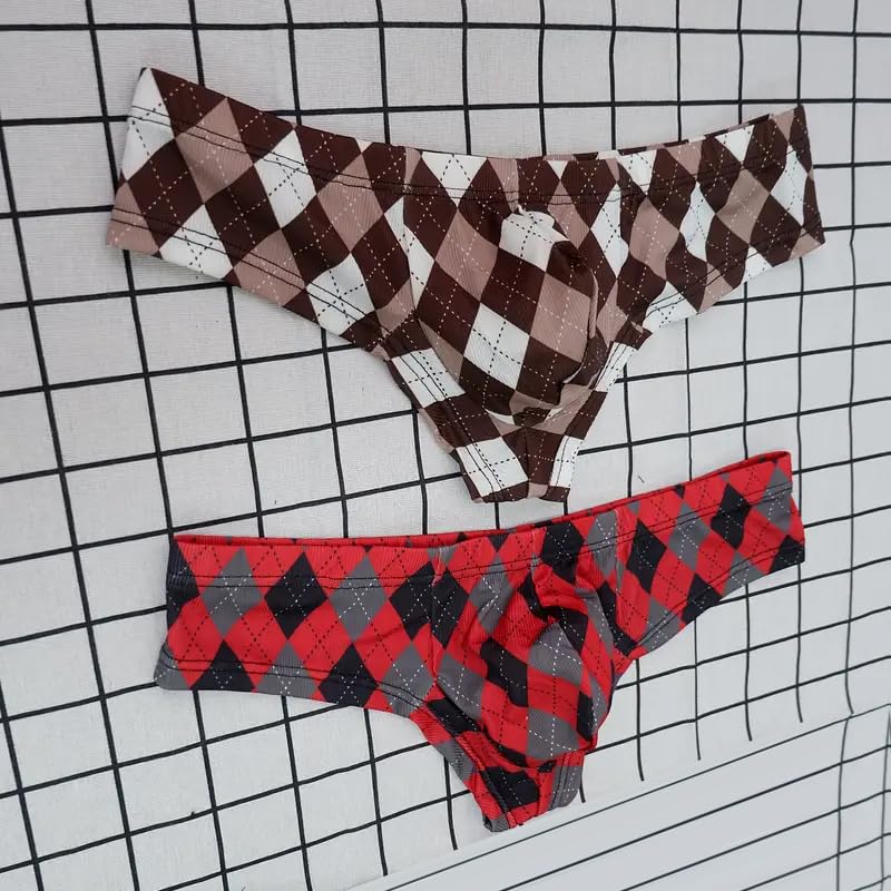 3 Pcs Men's Geometric Print Underwear4