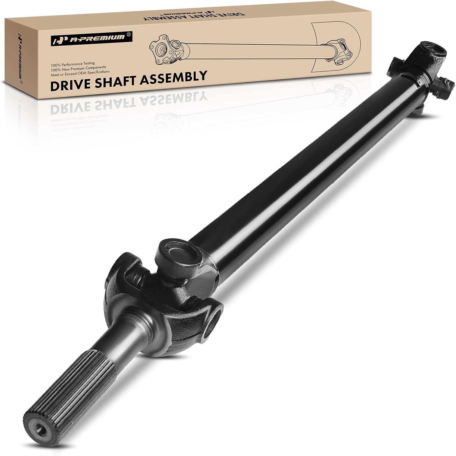 A-Premium 27.25" Front Drive Shaft Prop Shaft Driveshaft Assembly Compatible with Cadillac Escalade ESV EXT & Chevrolet Suburban 1500 Silverado 1500 HD Tahoe & GMC Sierra 1500 HD Yukon XL 1500