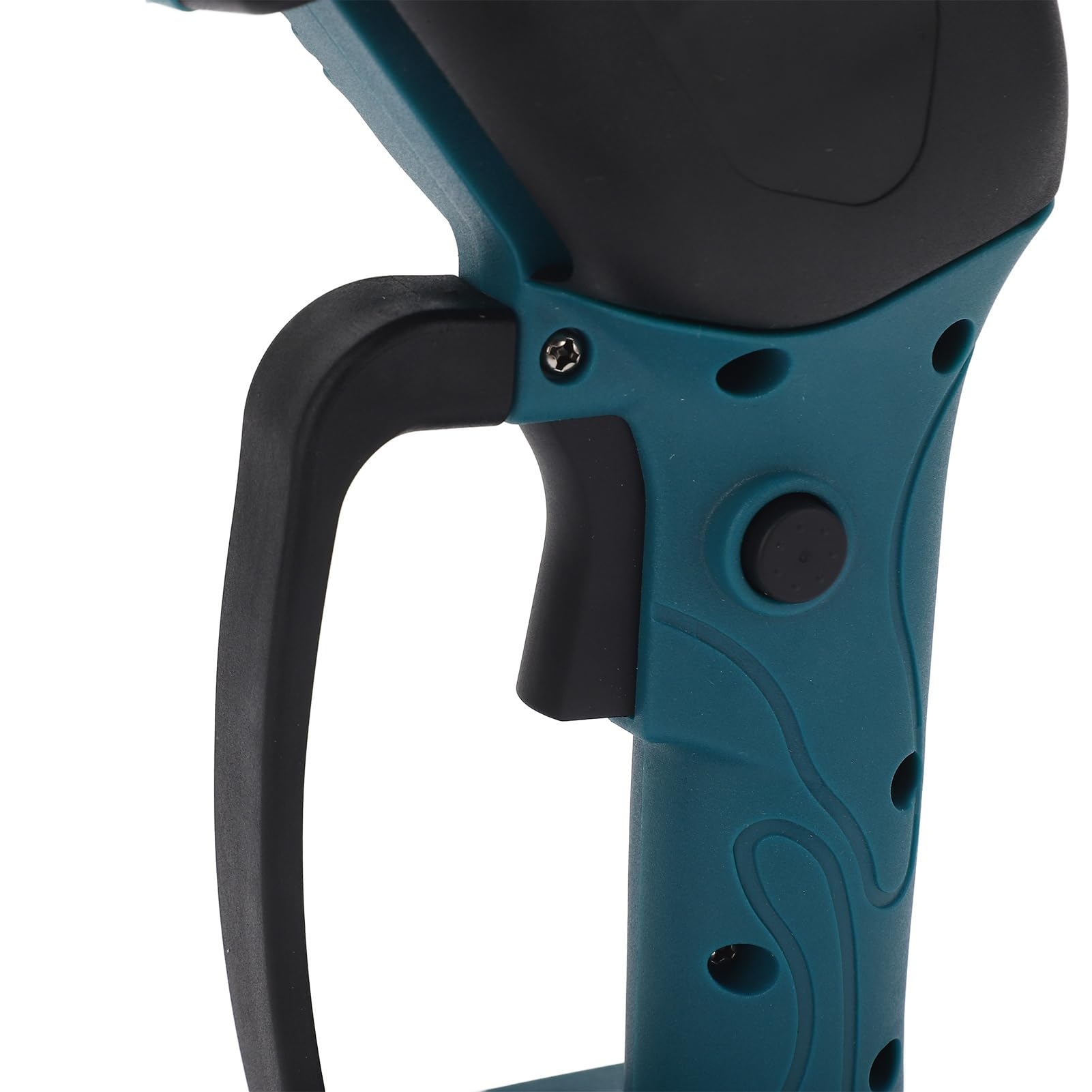 Kit de tijeras de podar eléctricas inalámbricas y mini motosierra con poste de extensión telescópico de 6,56 pies, batería de litio de 21 V, 4000 mAh, motor sin escobillas de 600