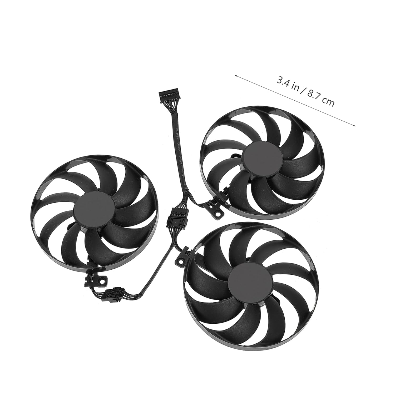 MERRYHAPY 1set Gpu Cooler for Cfud Graphics Card Cooling Fan Performance Compatible Ti Material Quiet