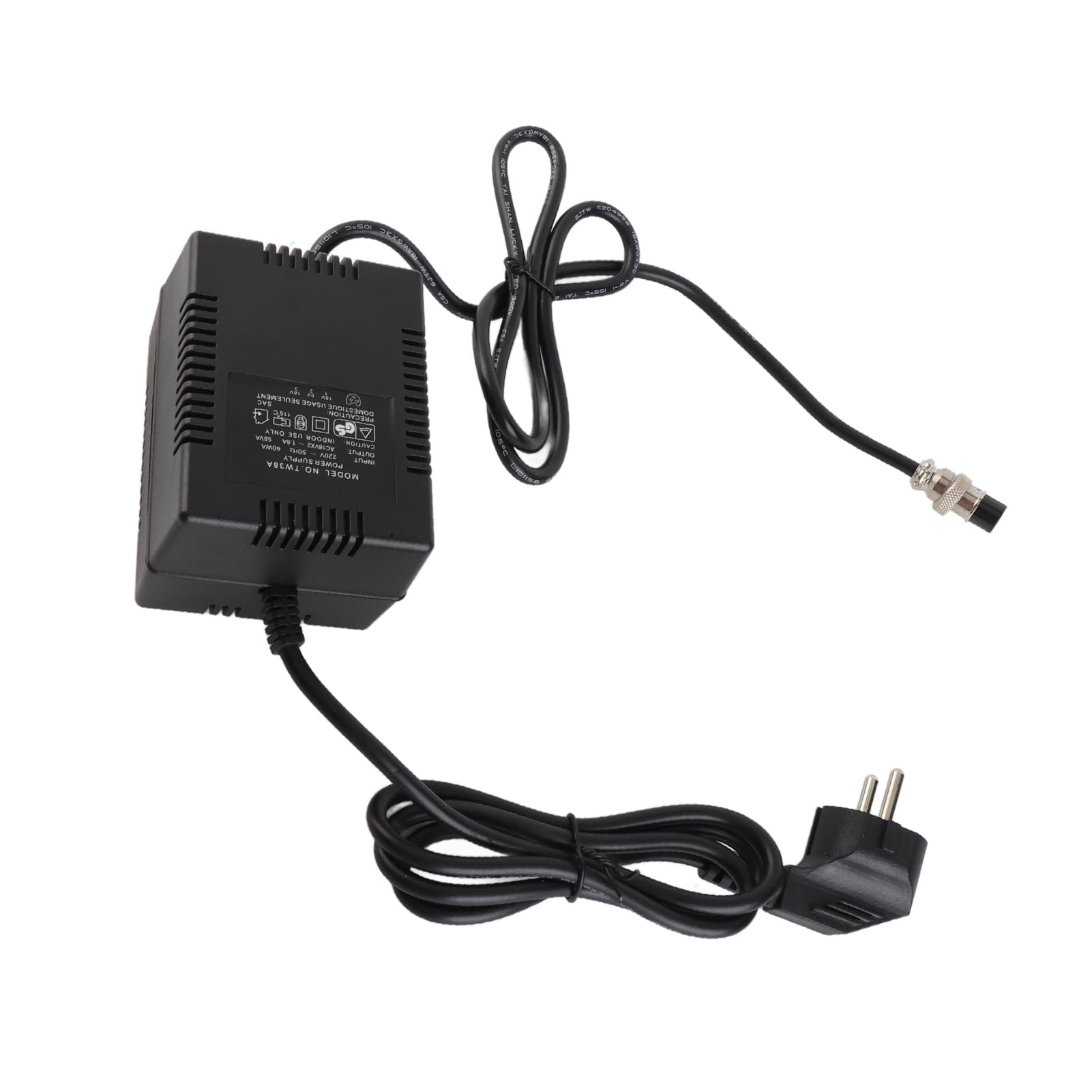 Adaptador de Fuente de Alimentación Mezcladora 18V 1,6A con Conector 3 Pines para Consolas Mezcladoras