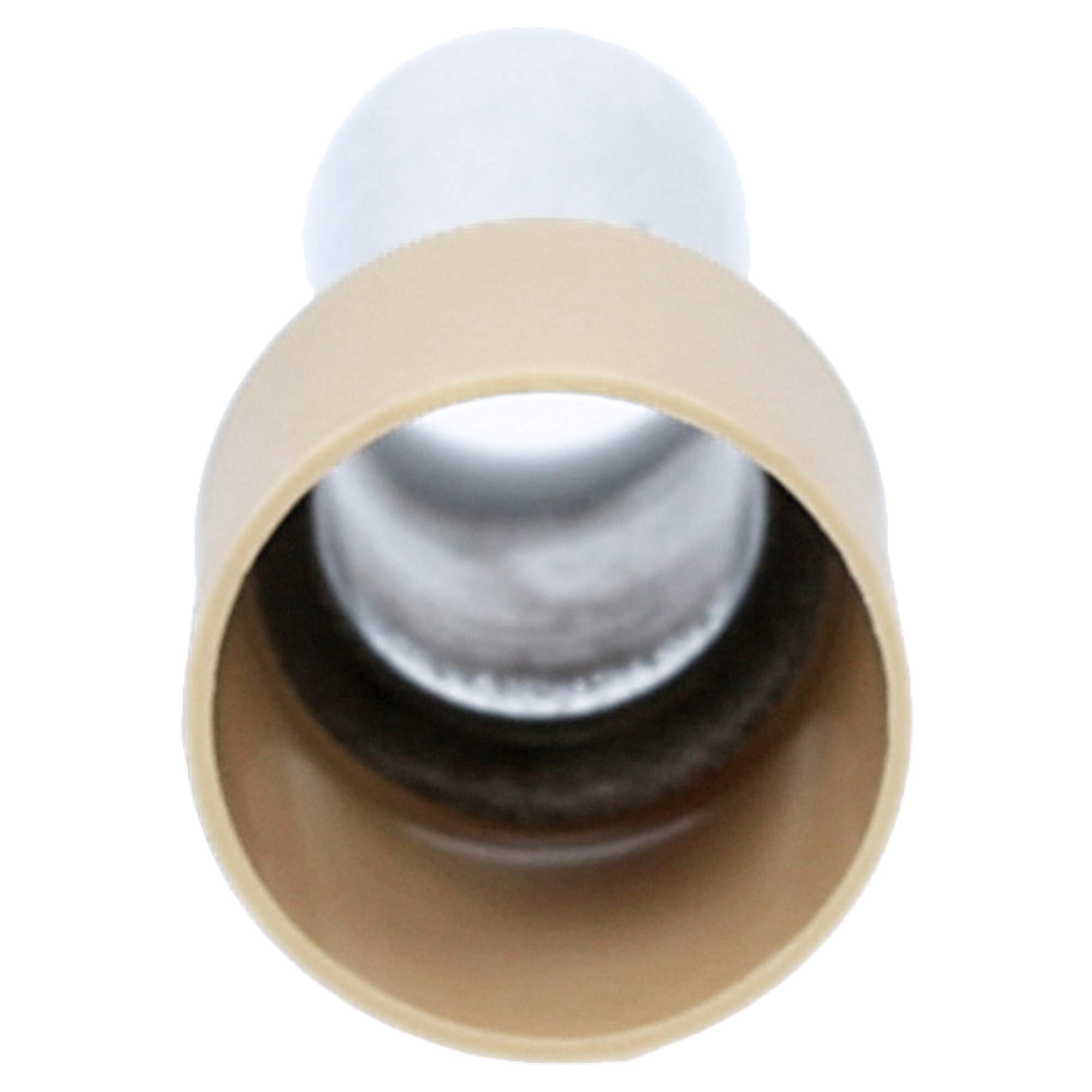 BM 02761 CAPICORDA terminale nudo da lastra lega argento 35 mmq foro 16 BM 02761 CAPICORDA terminale nudo da lastra lega argento 35 mmq foro 16