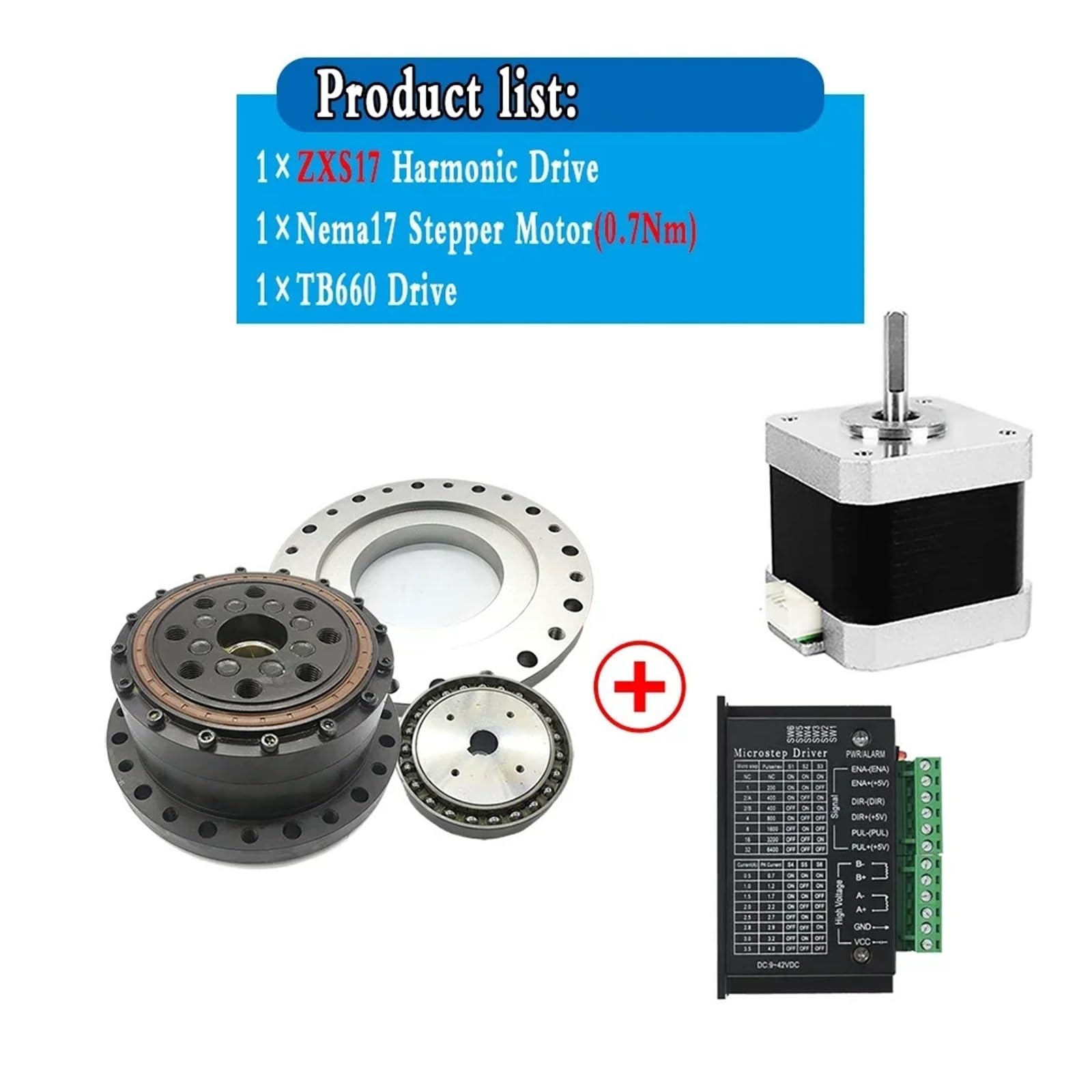 Amazon.com: QXCIVR Harmonic Gear Drive Cup Type 17 Stepper Motor