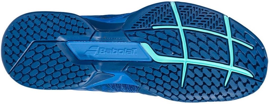 Babolat Propulse Blast Clay – Chaussures De Tennis Homme Terre Battue, Bleues, Semelle Caoutchouc