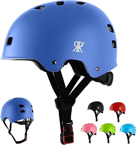 Miniatura 1 de Casco de bicicleta para niños y jóvenes, casco de bicicleta para niños de 5-8-10-12-14 años, ajustable y multideportivo para patineta, patinaje en