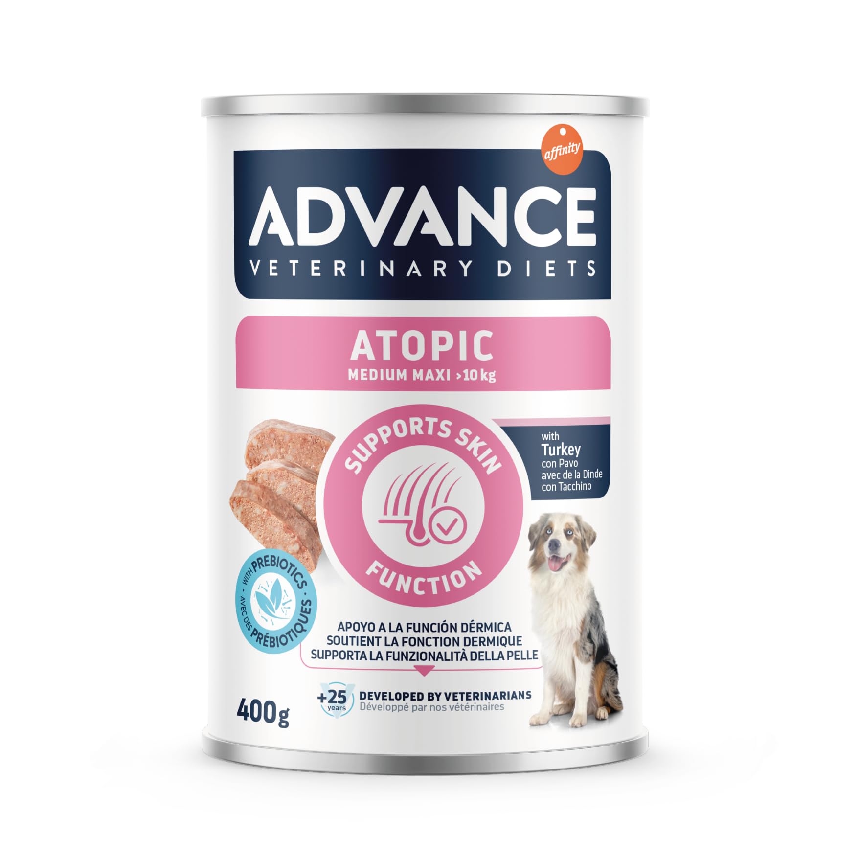 Advance Diets Cibo Umido per Cani - Atopic - 6 scatolette da 400g
