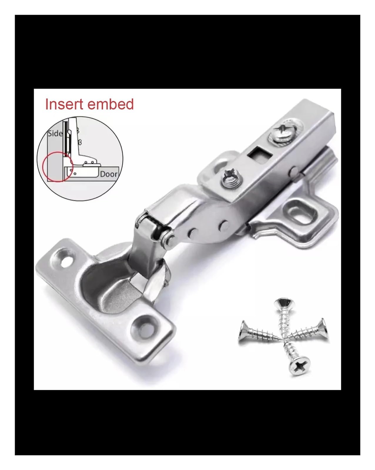 Hydraulische Soft-Close-Schrankscharniere, 26 mm, leise, selbstschließende Stahl-Küchentürscharniere, 10 Stück für reibungslosen Betrieb
