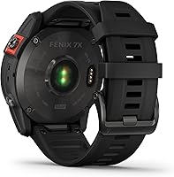 Vista 6 de Garmin Fenix 7X Solar Multisport Reloj GPS gris pizarra con correa negra
