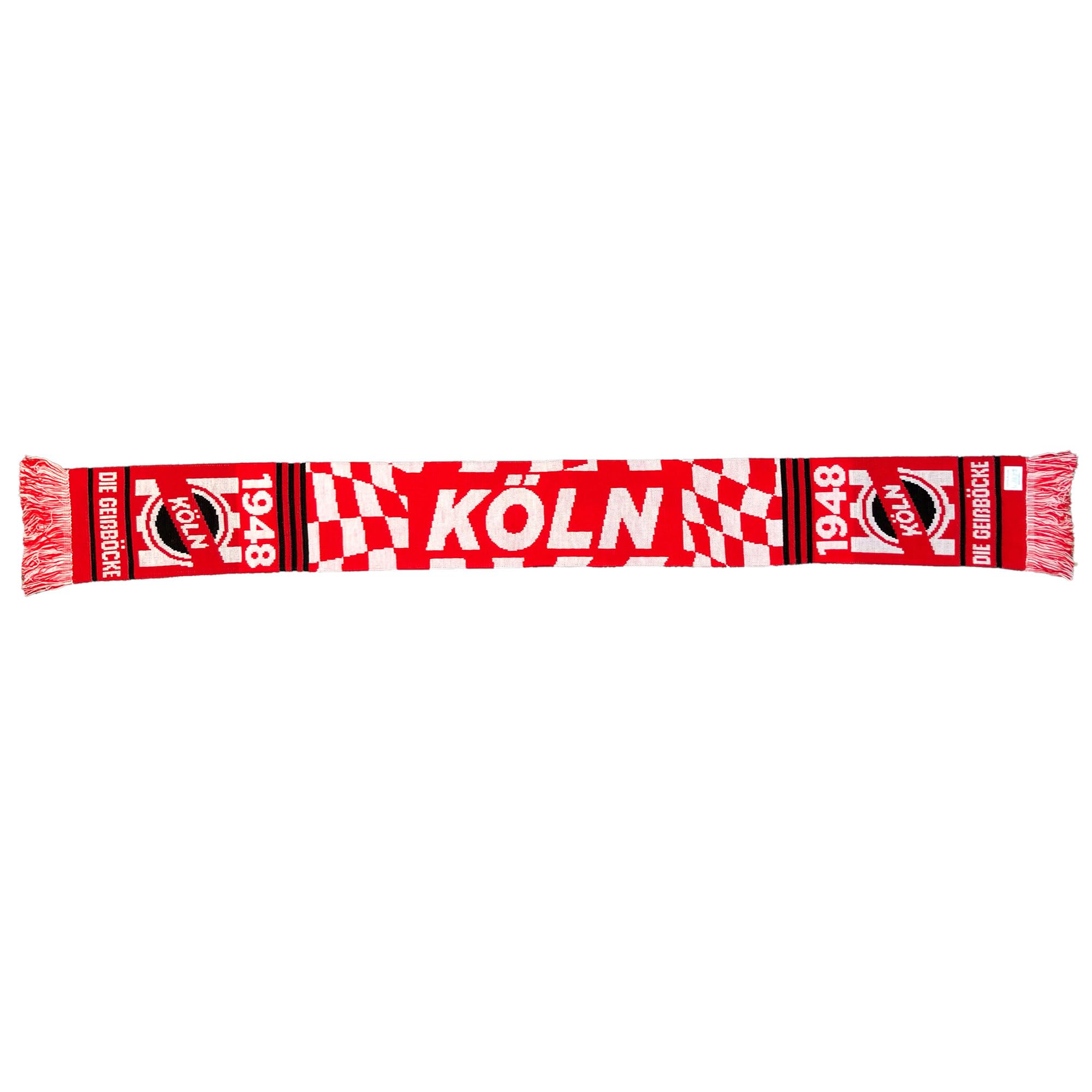 Beyond Happy FC Köln German Football Scarf - Cologne Fans Football Scarf - 100% Acrylic