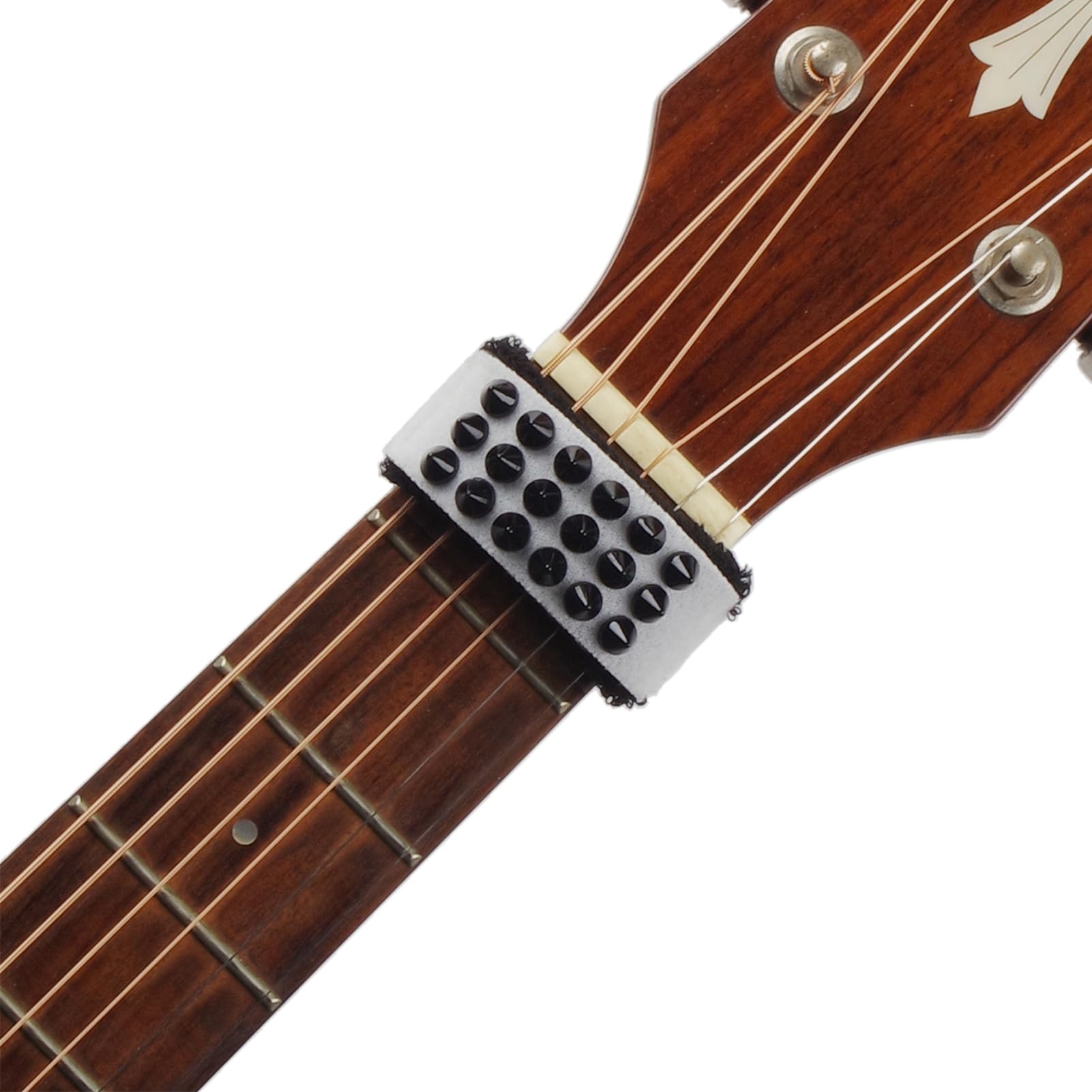 Fret Wrap, Guitar String Mute Guitar/Bass Gear Fretboard Muting Wrap Punk Style String Muter Tłumik Fret z 19cm Gitarowym Sznurem dla 7 (WHITE)