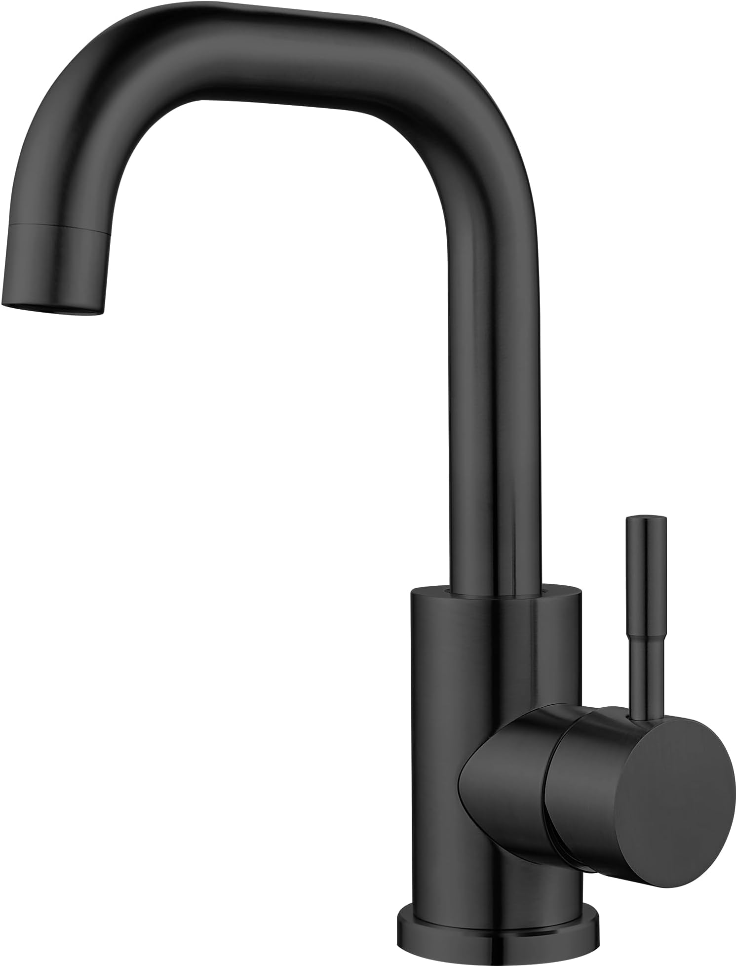 FROPO Black Bathroom Faucets | Matte Black Vanity Faucet with Pop-Up ...