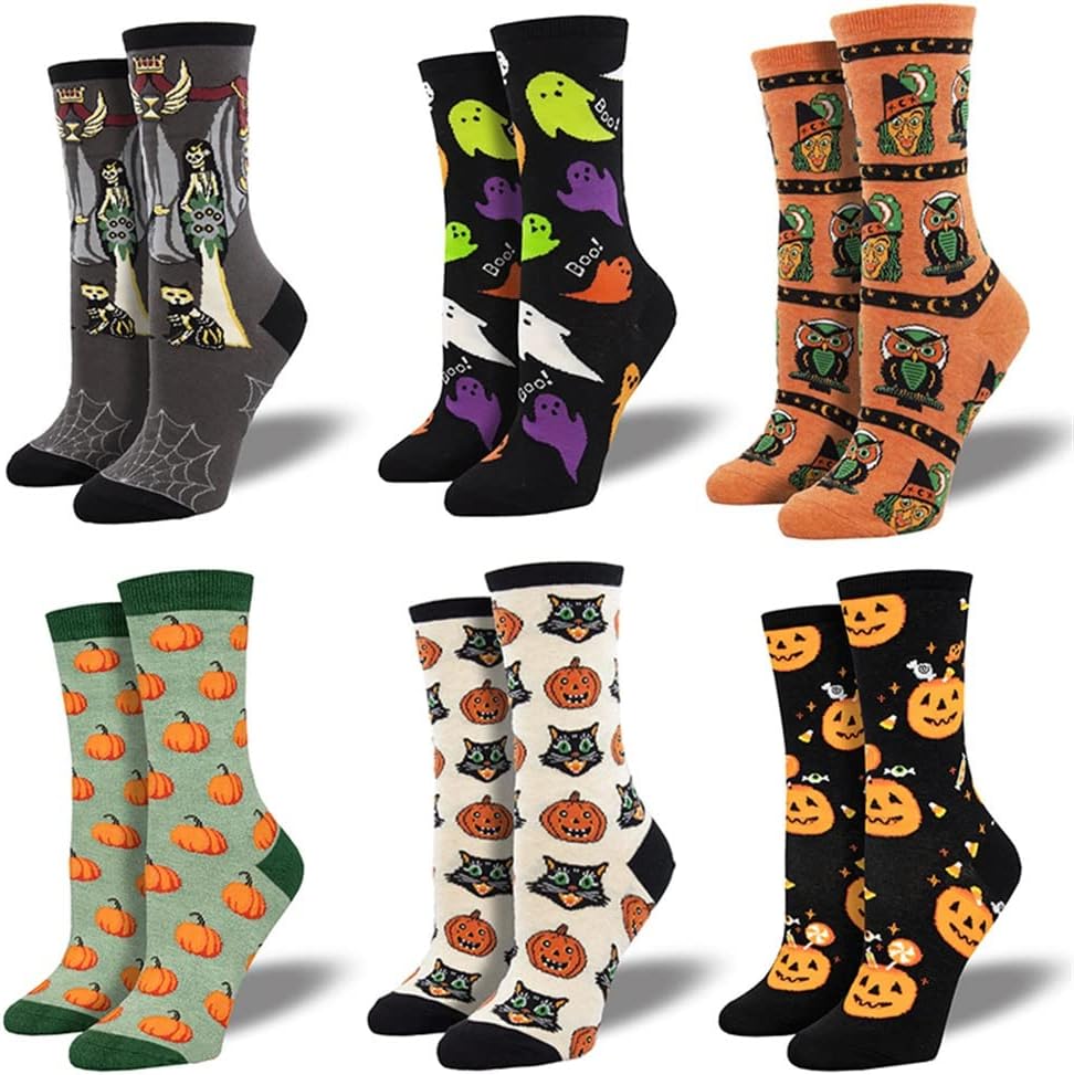 VIDI Cotton Socks Hosiery Women Unisex Funny Printed Mid