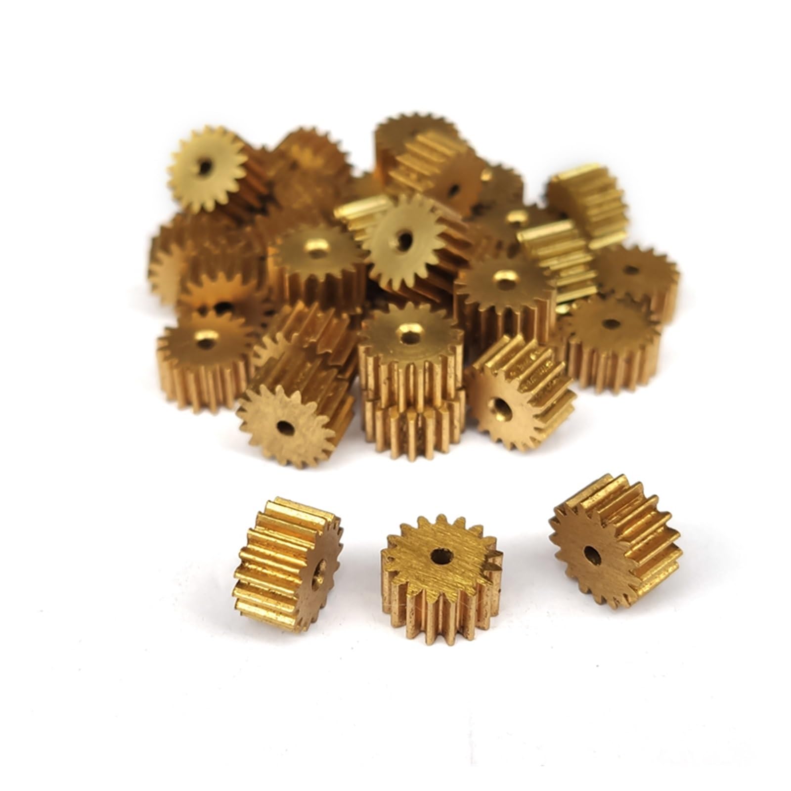 Lot De 2 Engrenages Plats En Cuivre, Module 0,4, 40 Dents, 2