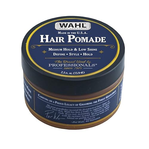 Miniatura 1 de WAHL Pomada para el cabello para peinar con semillas esenciales de manukaespuma de praderaclavo y aceite de moringa para control de brillo - Modelo