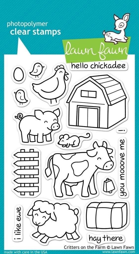 Lawn Cuts Custom Craft Die - Critters On The Farm (Pack of 1 )