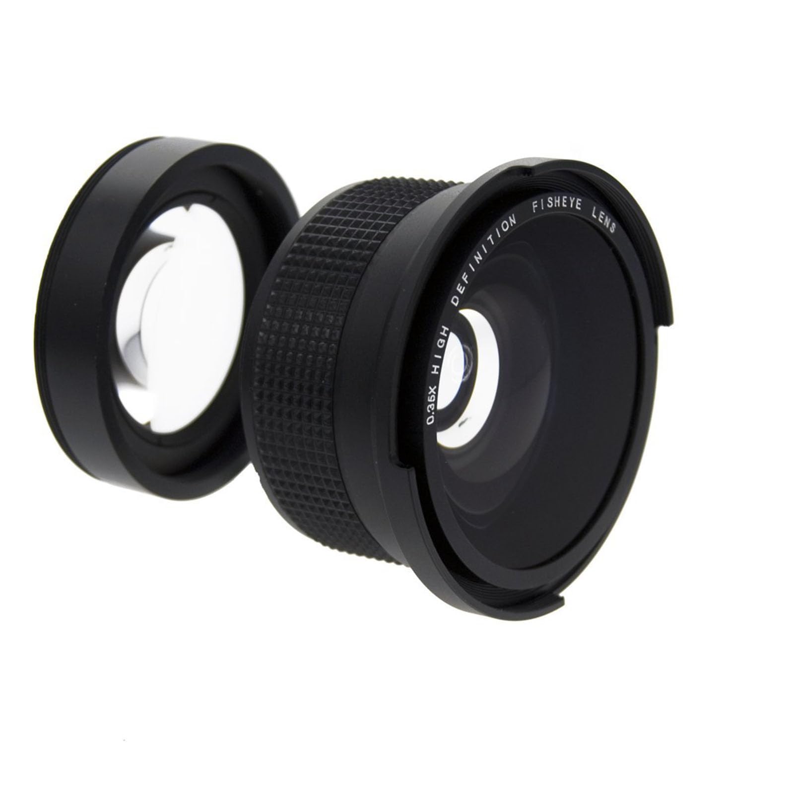 Obiettivo grandangolare 0,35x 52mm con obiettivo parziale professionale per fotocamera per farfalle e fiori
