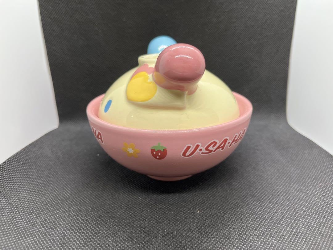Amazon.co.jp: ウサハナ 茶碗 陶器 レトロ : おもちゃ