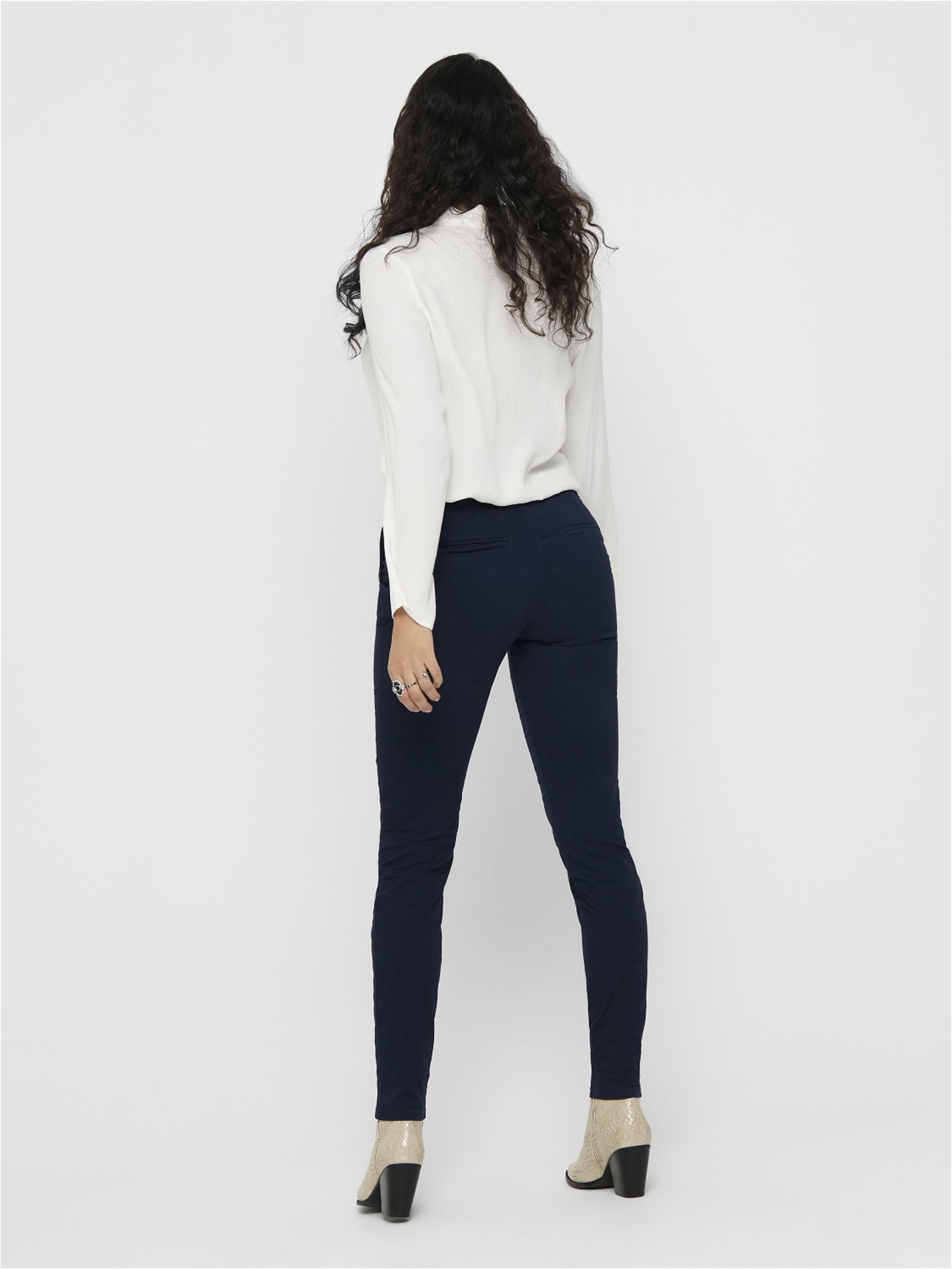 ONLY Damen Hose Only Female Chino Hose Onlparis Slim Fit Chino Hose