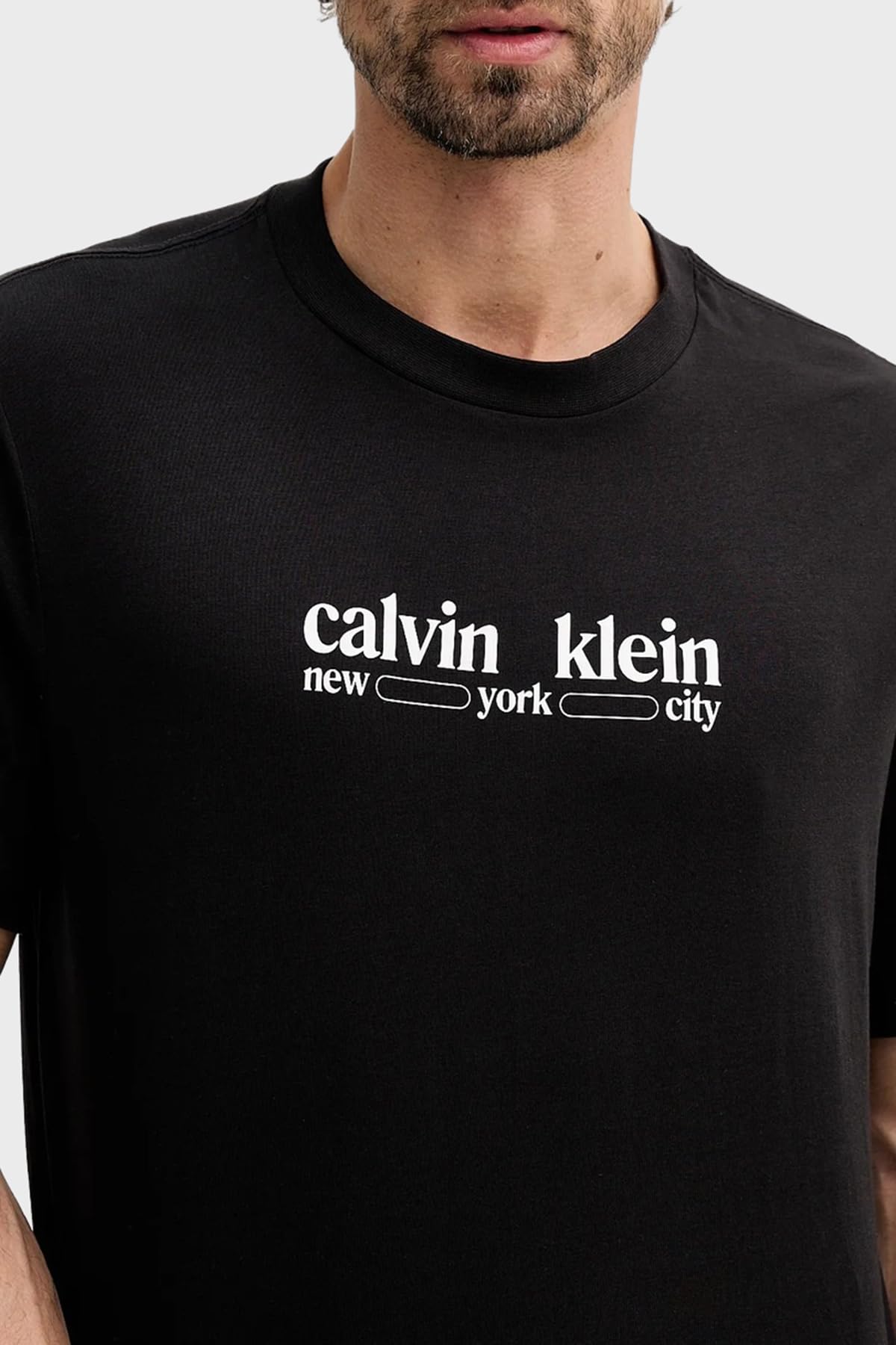 Calvin Klein SS 30s Whsl CK NYC Graphic Tee Lv14re831g Magliette grafiche Unisex - Adulto (Pacco da 1)