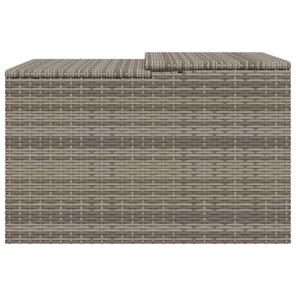 Générique Garage pour Robot Tondeuse Gris 86x90x52/57 cm résine tressée, Accessoires pour tondeuses à Gazon, Housses pour tondeuses à Gazon, Gris, (Poids 8.6KG)