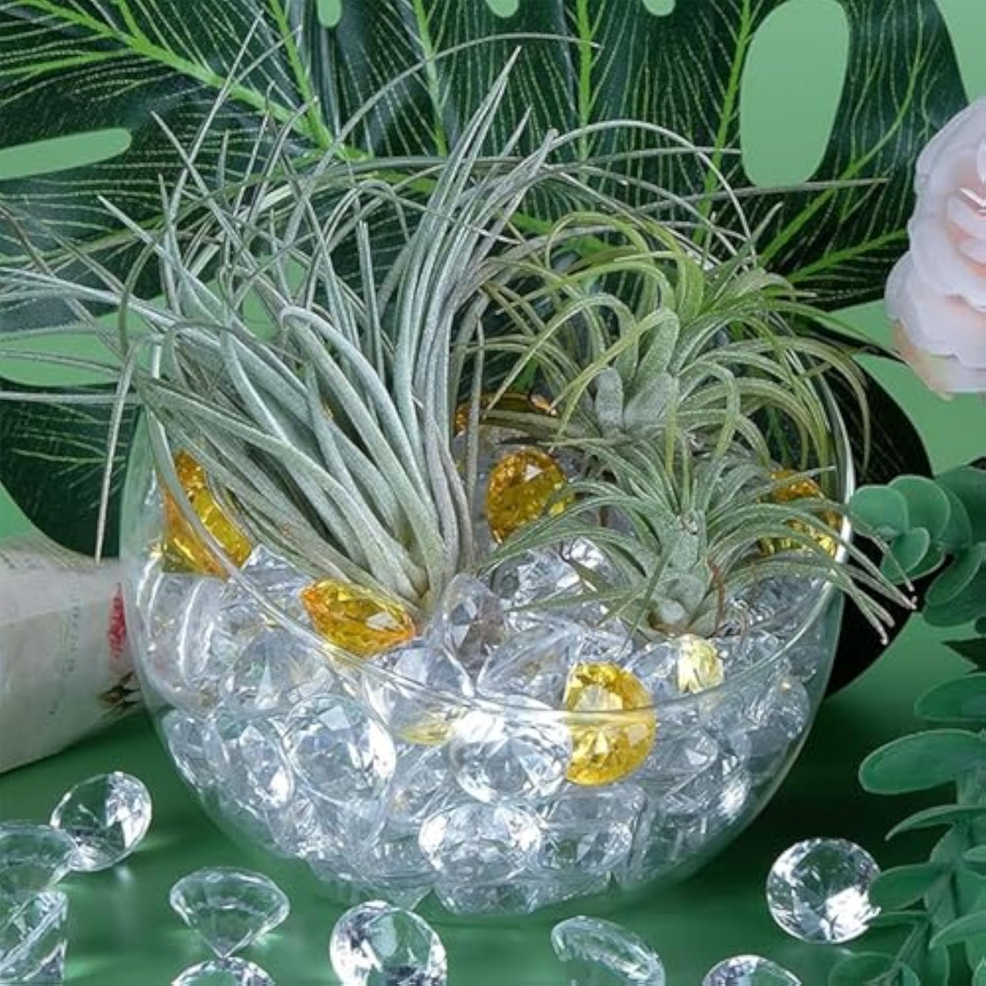 280Pcs Clear Fake Diamonds for Decor