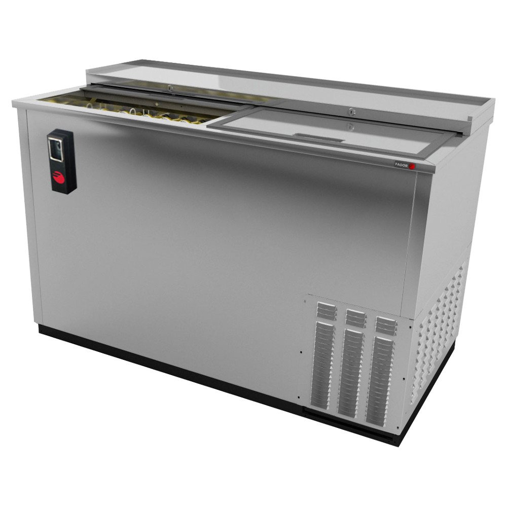 Flat Top 50-1/2" Bottle Cooler by Fagor Commercial – 12.0 ounces, Model FBC-50