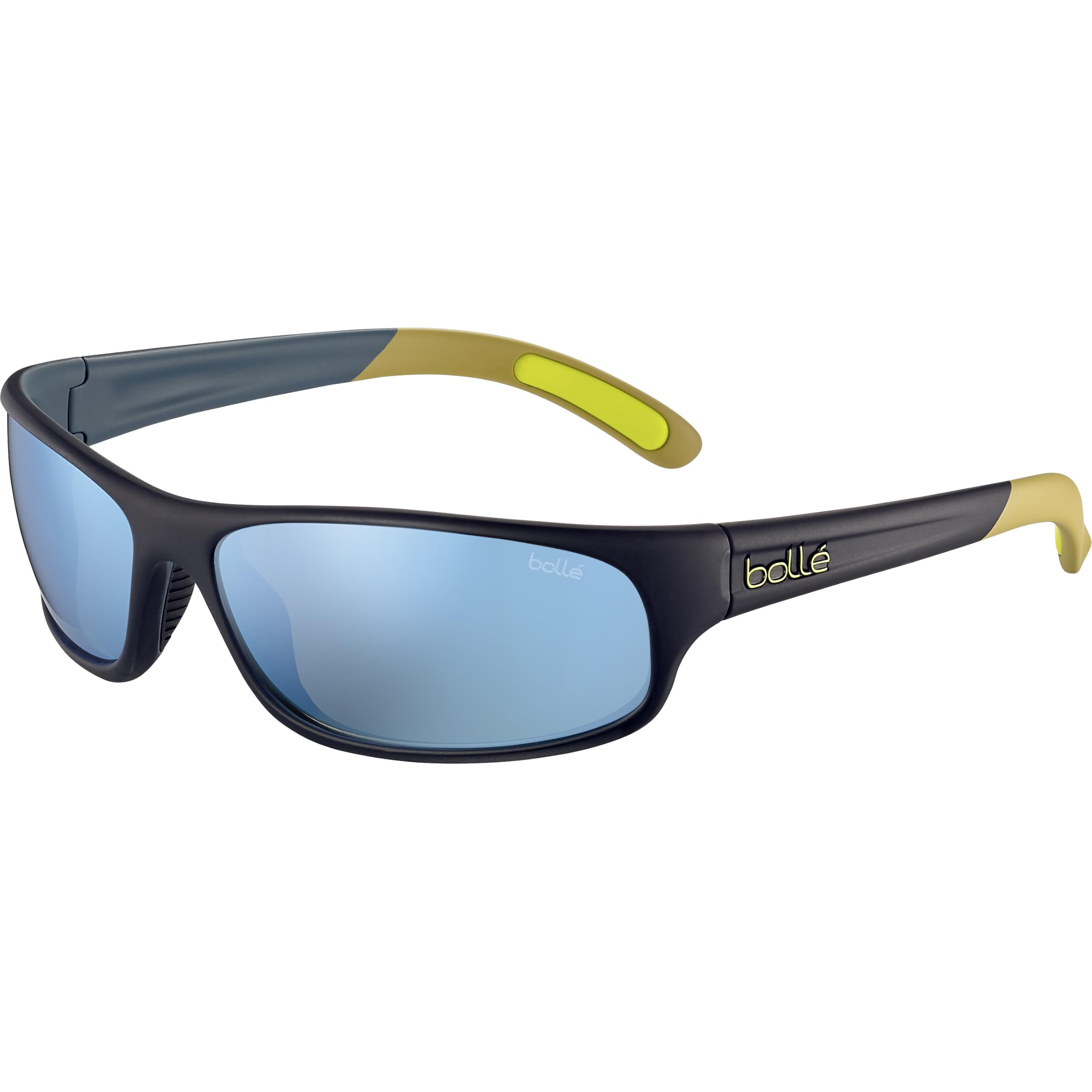 Bolle - Anaconda, Trail Black, Sky Blue Polarized, Medium, Unisex, Adult