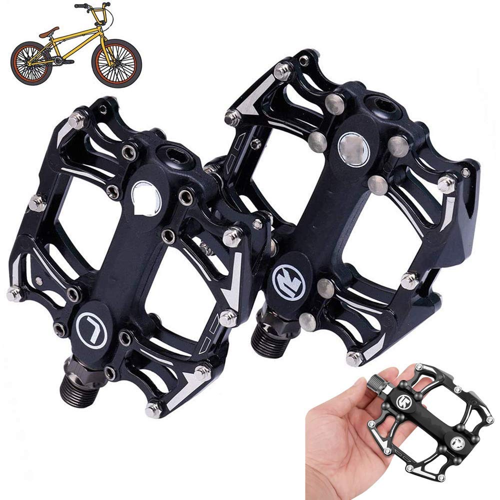 Pédales de vélo plates MU pour éviter les glissements de pieds sur route mouillée
