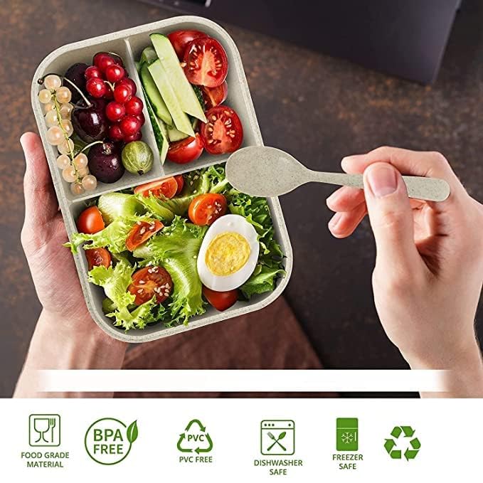 Image of Lunch Boxes for Office Men, Lunch Box Steel, Lunch Boxes, Lunch Box for Office, Tiffin Boxes, Ideal for 12+ Year Teenagers (3 compartments Lunch Box)-2024