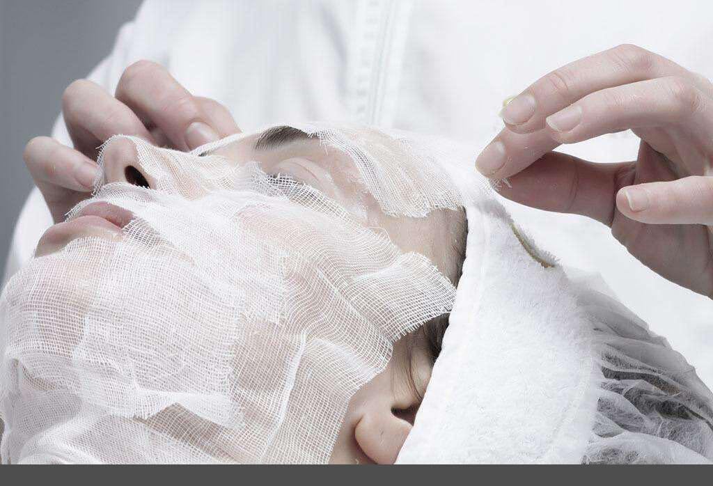 100PCS Gauze Mask Pre-Cut Gauze Facial Cotton Beauty Gauze Soft Gauze Facial Mask Skin Care Mask Fiber Paper Sheet for Beauty Home Spa - Image 4