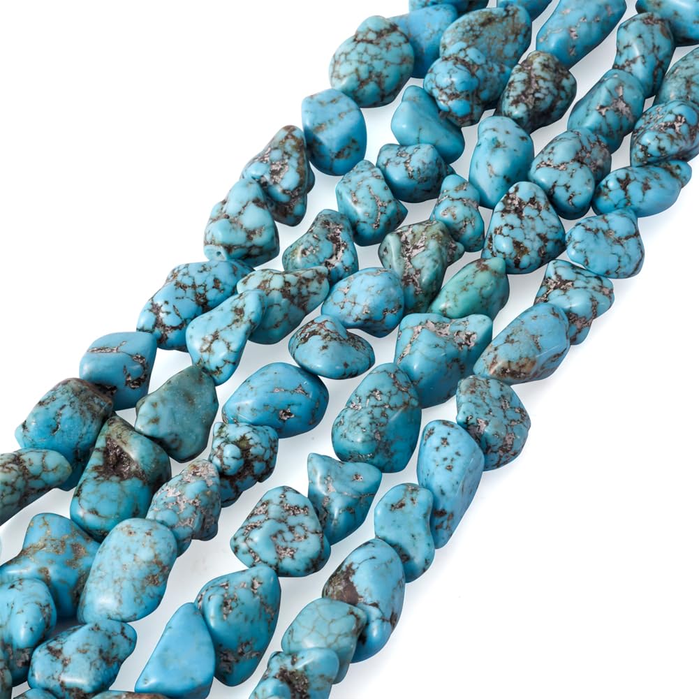Cuentas Espaciadoras De Piedra Turquesa Azul Natural, 0.236x0.118 In, 15.0 In/str Planas, Redondas, Sueltas, Semi Piedras Preciosas Para Hacer Pulseras Y Collares