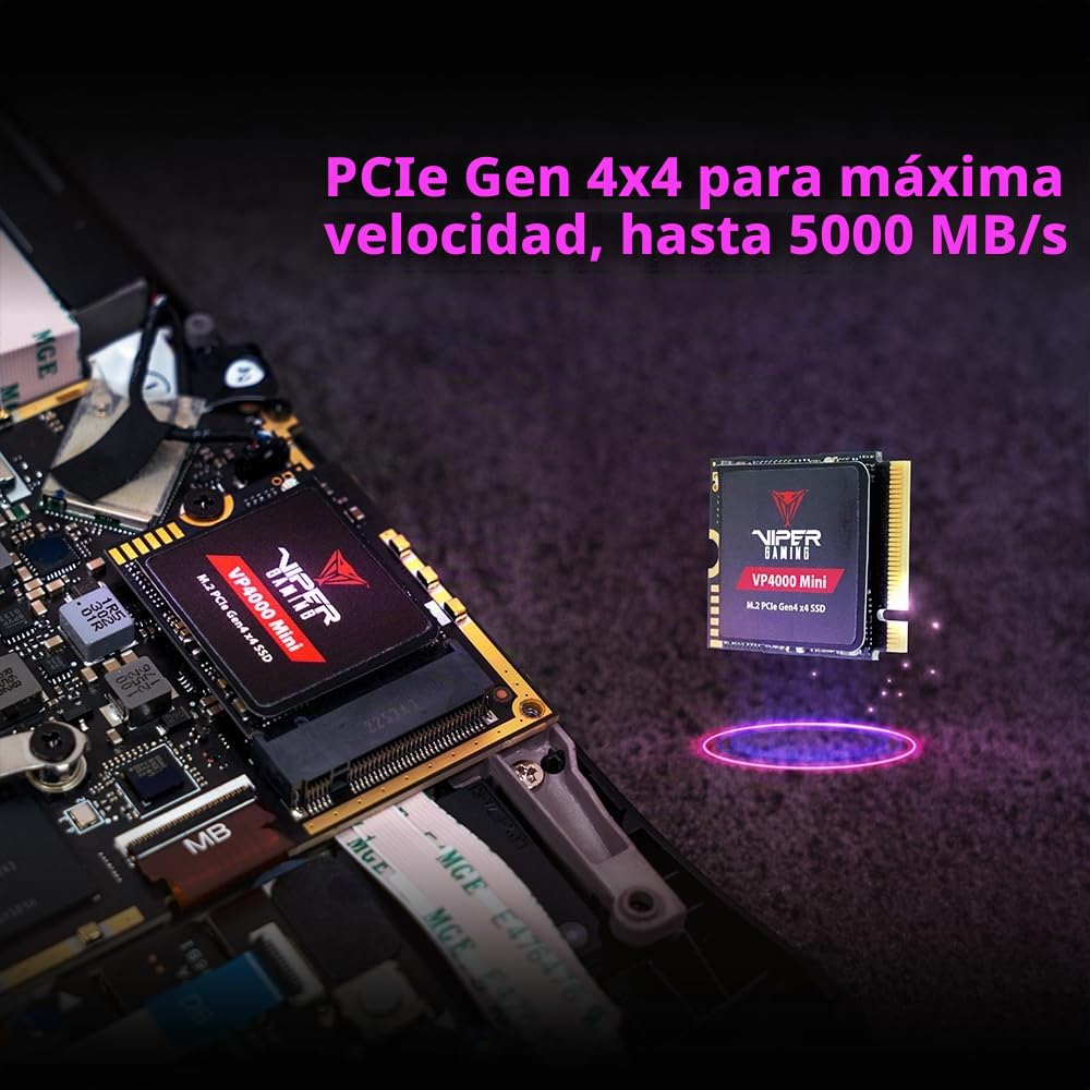Patriot Memory Viper VP4000 Mini 500GB M.2 2230 PCIe Gen4 x4 SSD - Solid State Drive - VP4000M500GM23