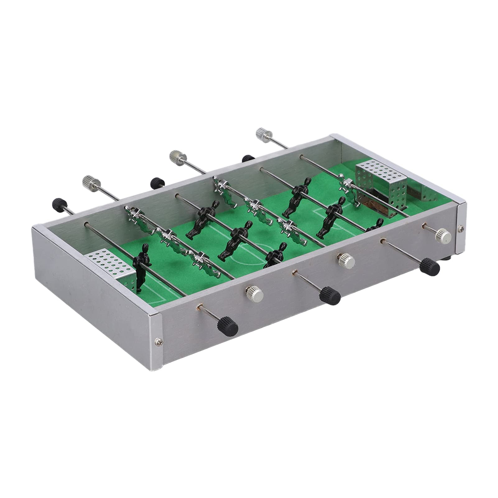 GOWENIC Mini Foosball Table, Portable Mini Table Football Table Top Foosball Soccer Game Sports Aluminum Rod Robust Reliable, for Kids Gifts