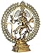 HomeAdri Divine Brass Metal Natraj Idol Murti Om Nataraja Idiol Large Shiva Natraj Statue Home Décor Mandir Temple Vastu Showpiece Height 24 Inches