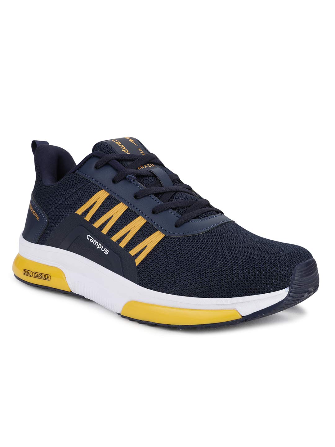 Campus Men's Brazil PRO Navy/MSTD Running Shoes 10-UK