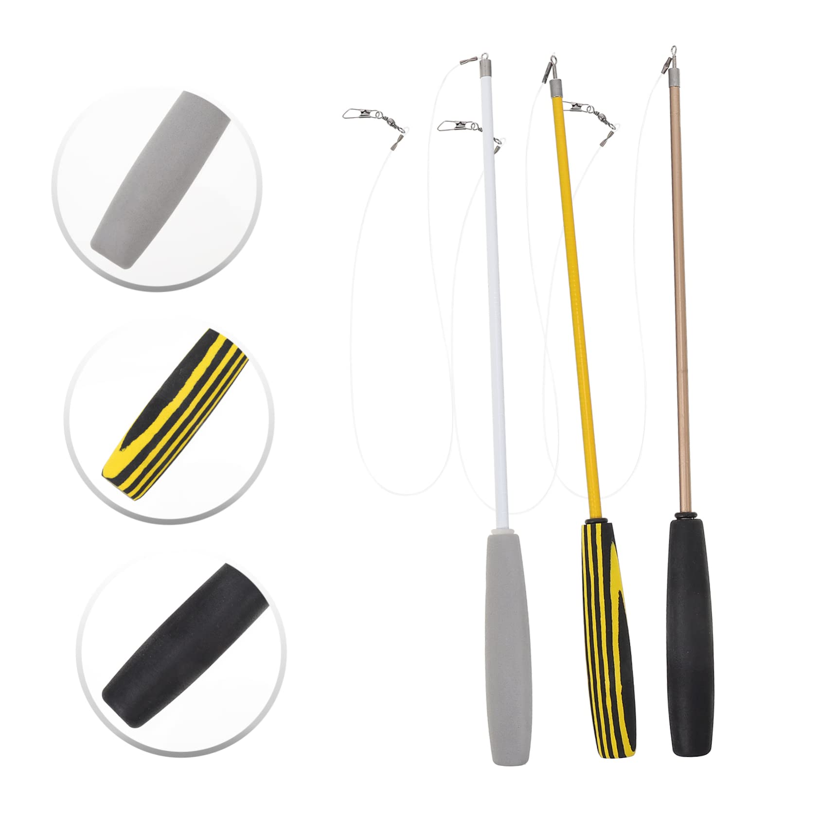 9stücke Teiliges Katzenangel-spielzeugset Interaktive Katzensticks Für Kätzchen Leicht Und Tragbar Fördert Das Spielen Aktivität Ihres Haustiers Farben Variabel