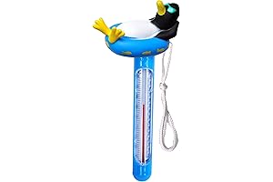 HYDROTOOLS BY SWIMLINE Cool Penguin Soft Top Pool Thermometer