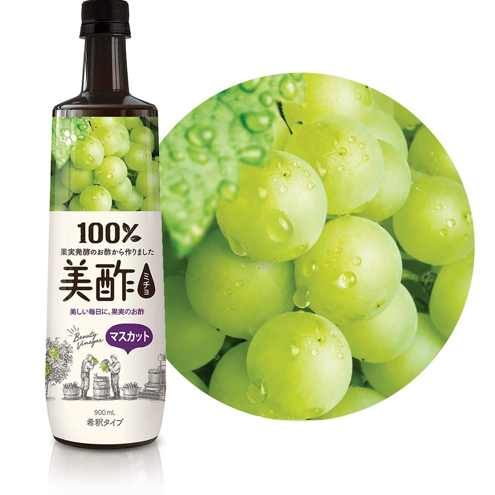 Amazon.co.jp: #581404-2P CJ ミチョ美酢マスカット酢 900ml×2本