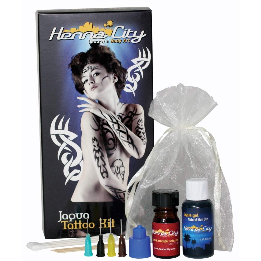 Buy Henna City Allnatural Jagua Tattoo Kit (1/2 oz) Temporary