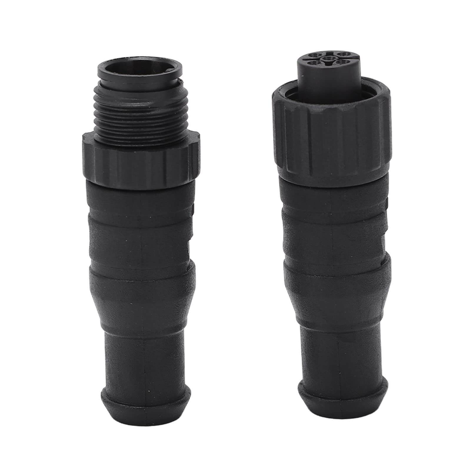 Yctze 2PCS Terminateurs NMEA 2000 Connecteurs Mâles et Femelles 5 Broches Réseaux Lowrance, Simrad, B&G et Navico - ABS, Indice IP67, Prise et Configuration