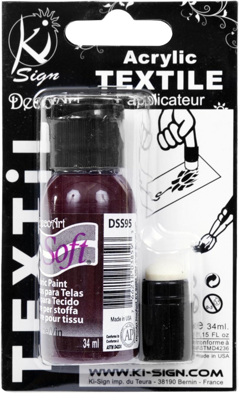 Ki Sign Fabric Ink burgundy