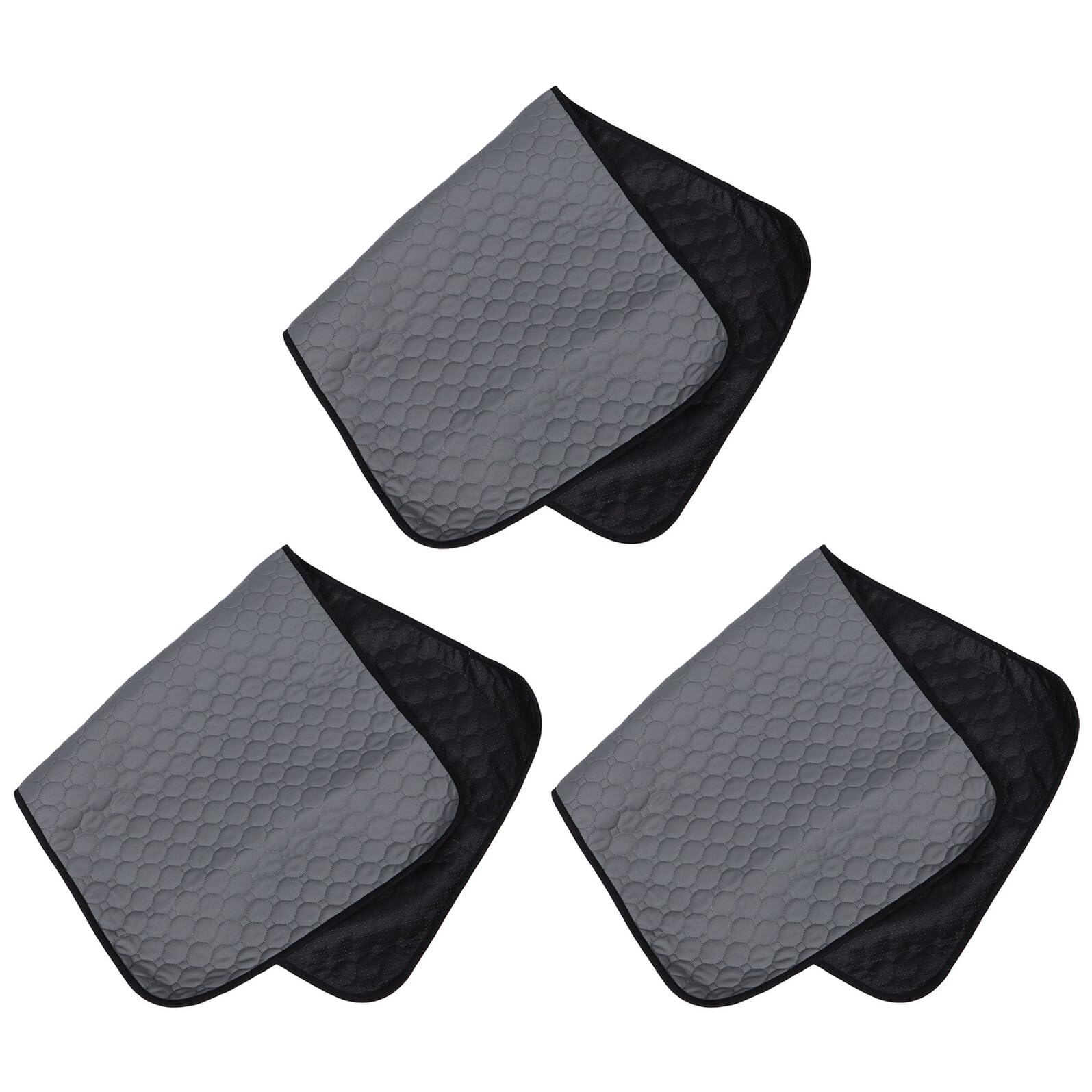 BESPORTBLE 3piezas Almohadillas para Orinar para Mascotas Reutilizables y Lavables Empapador Absorbente para Cachorros Empapador Antideslizante para Entrenamiento de Perros Interiores
