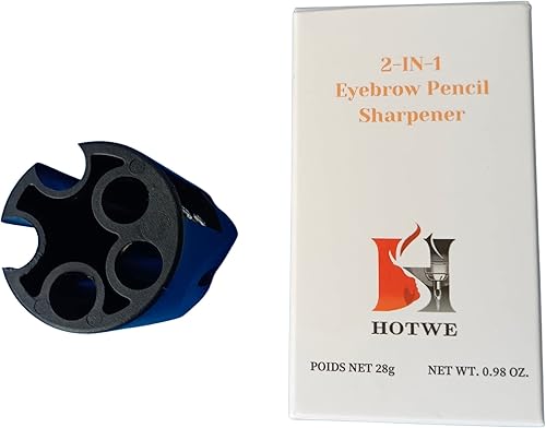 Miniatura 6 de Sacapuntas de cejas – Duckbill 2 en 1 Herramienta multifuncional para lápices de cejas suaves de madera y despegables