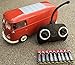 Produktbild BUSDUGA RC ferngesteuert V W B U L L I 1962 T1 - 1:18 RTR , komplett-Set , Licht inkl. Fernsteuerung - DER Klassiker ! Bus oder Transporter, Farbe wählbar. (Transporter - ROT)