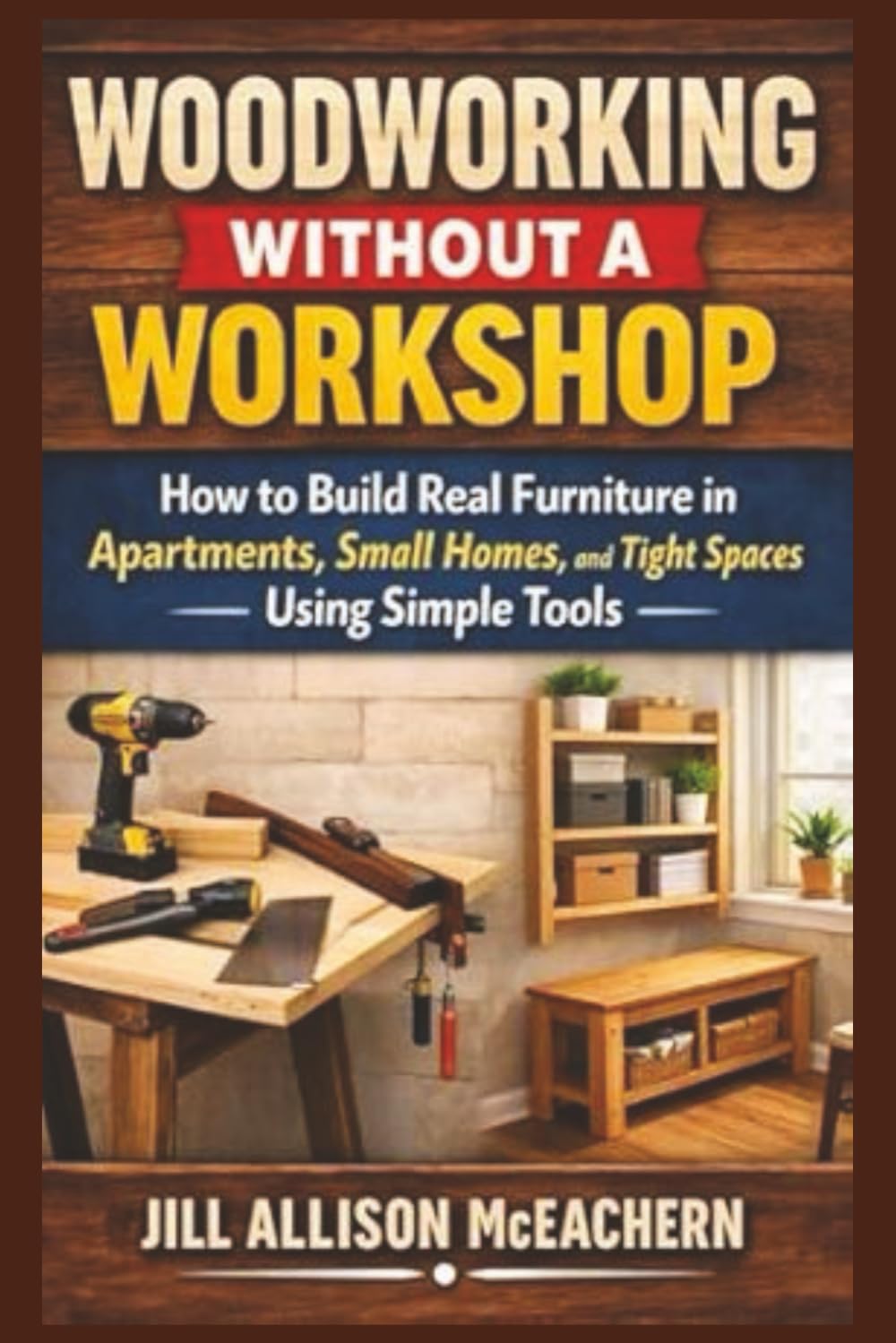 Woodworking Without a Workshop: How to Build Real Furniture in Apartments, Small Homes, and Tight Spaces Using Simple Tools