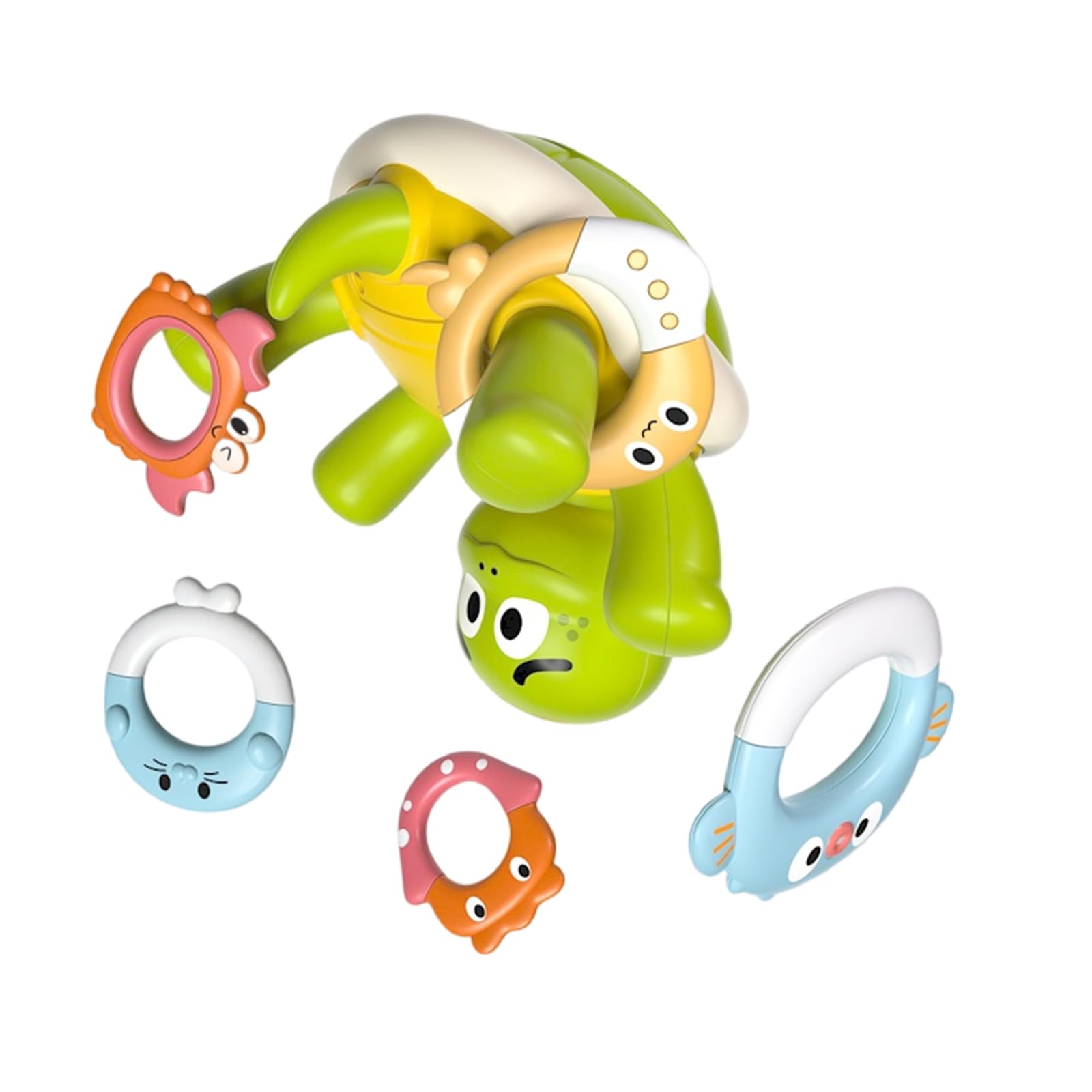 Kalttoy Multicolor Engaging Bath Toy Electric Sprayers Turtles Water Sprinkler Toy For Babies Parents-Kids Indoor Bath Playing Shower Parent Child Interaction