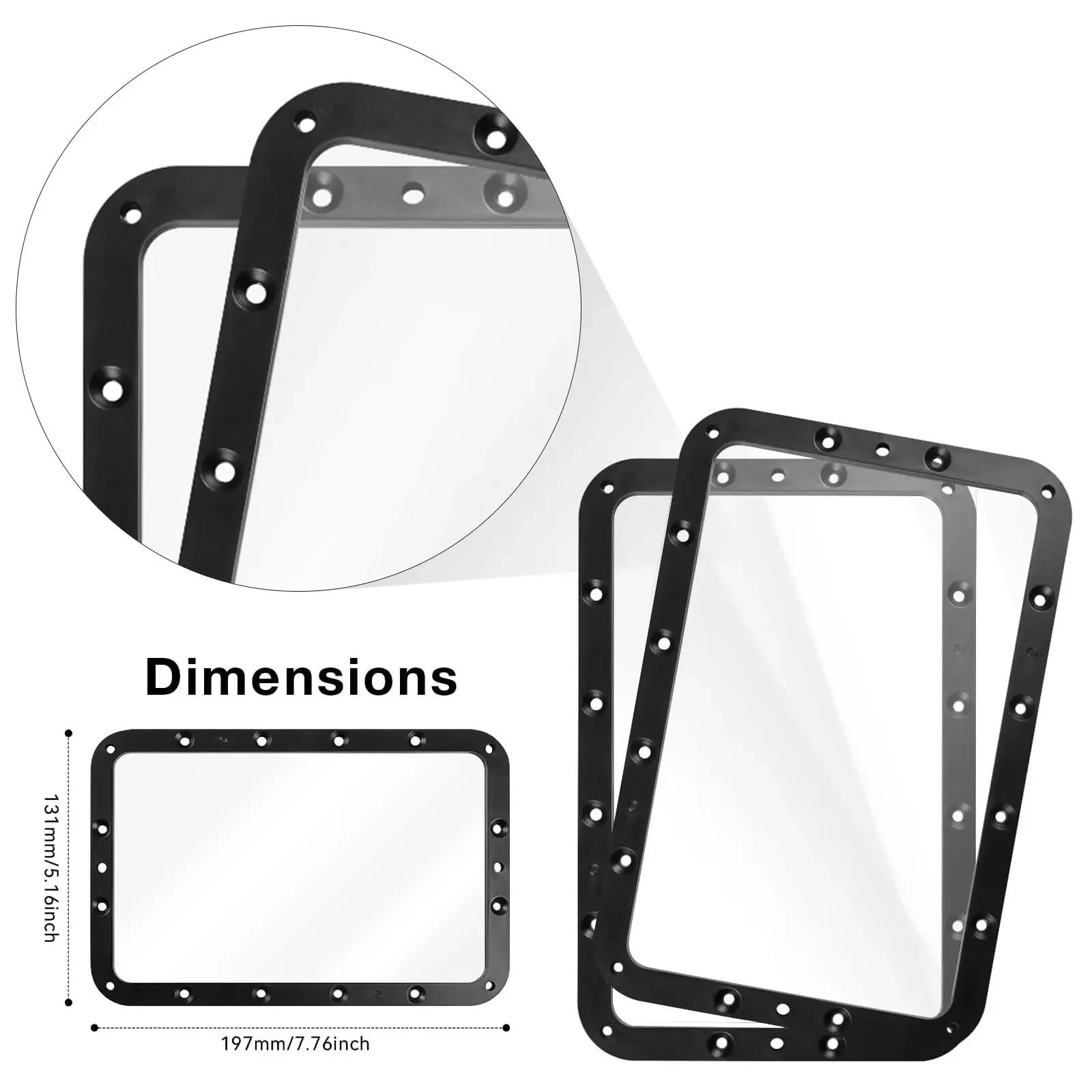 2 pièces, Film FEP en résine de remplacement intégré, Compatible avec Photon Mono 2/Mono 4/4 Ultra, accessoires d'imprimante 3D
